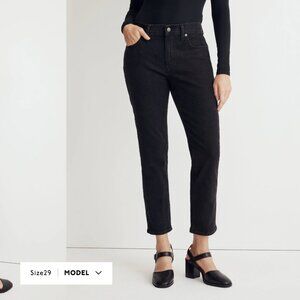 Madewell The Mid-Rise Perfect Vintage Jeans Washed Black